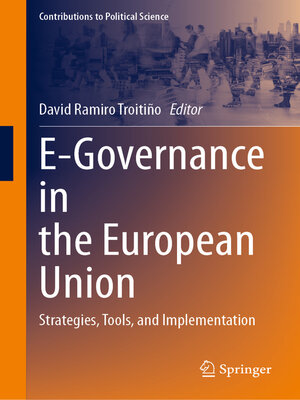cover image of E-Governance in the European Union